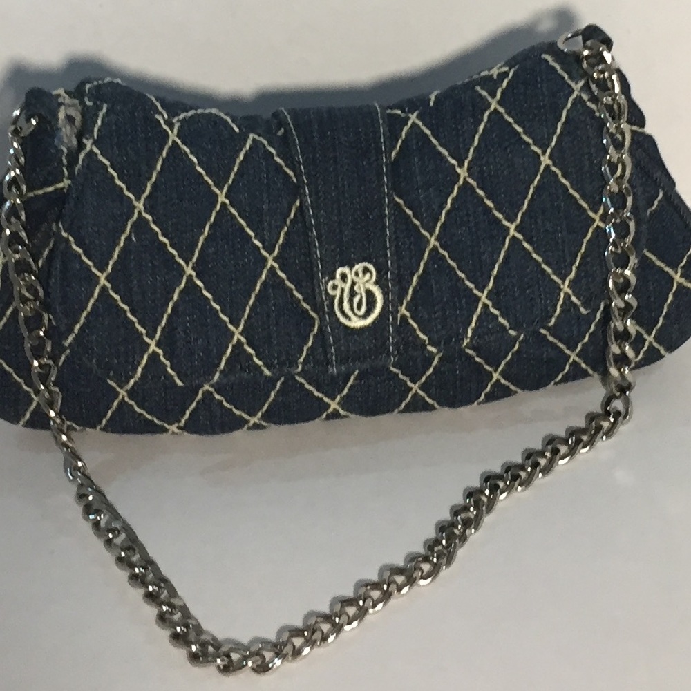 Vera Bradley Jean Handbag w/ Silver Chain Handle